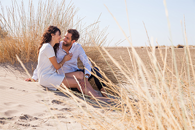 couple plage